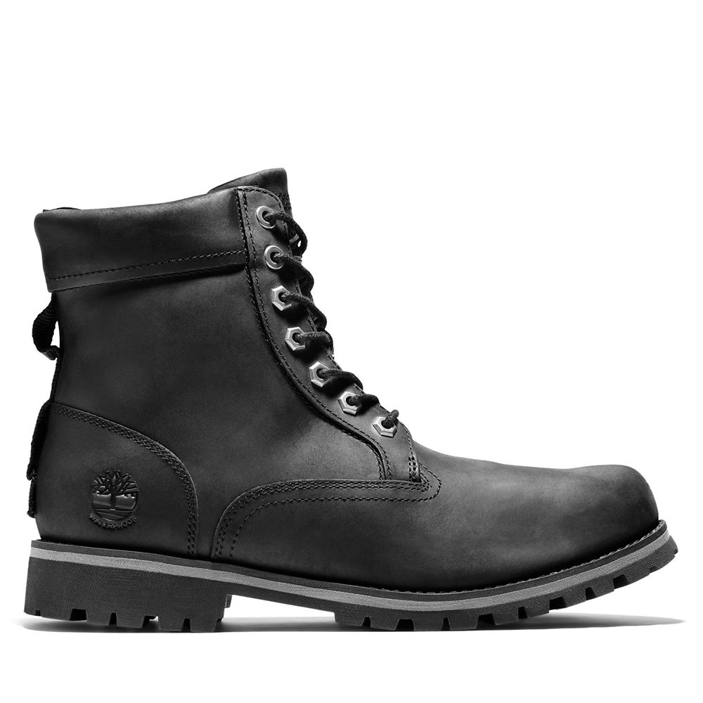 Timberland 6-Inch Μποτακια Ανδρικα Μαυρα - Rugged Waterproof Ii - Greece 8213567-CG